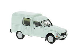 Brekina 14286 H0 Citroen Acadiane in pastelltürkis