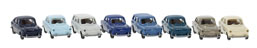 Brekina 99306 H0 Set mit 8 VW Typ 3, Typen und Farben sortiert (2.Wahl)