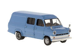 Brekina 34165 H0 Ford Transit Mk.1 in hellblau