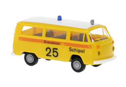 Brekina 33164 H0 VW T2 Kombi Brandweer Schipool (NL)