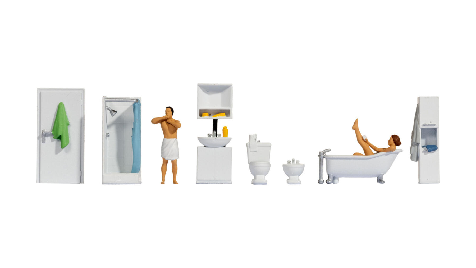 Noch 16289 H0 Figuren-Themenwelt "Badezimmer"