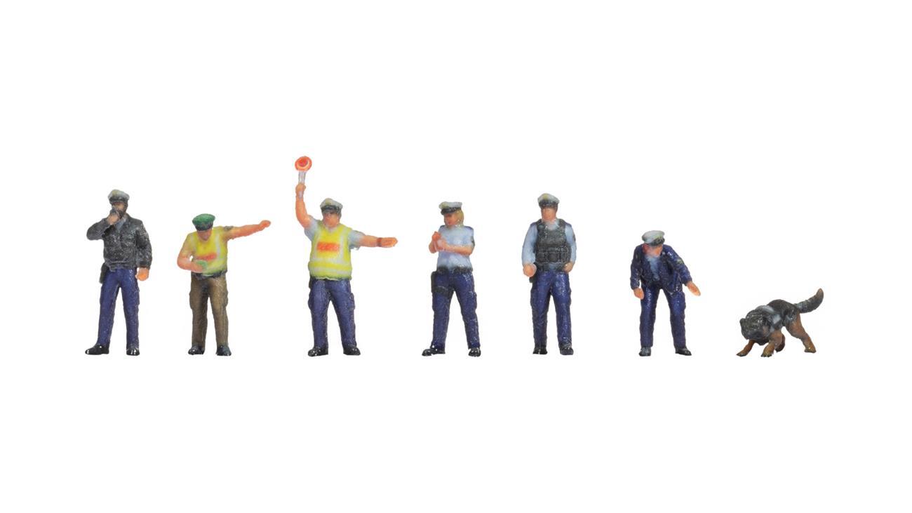 Noch 35011 N Polizisten, blaue Uniform