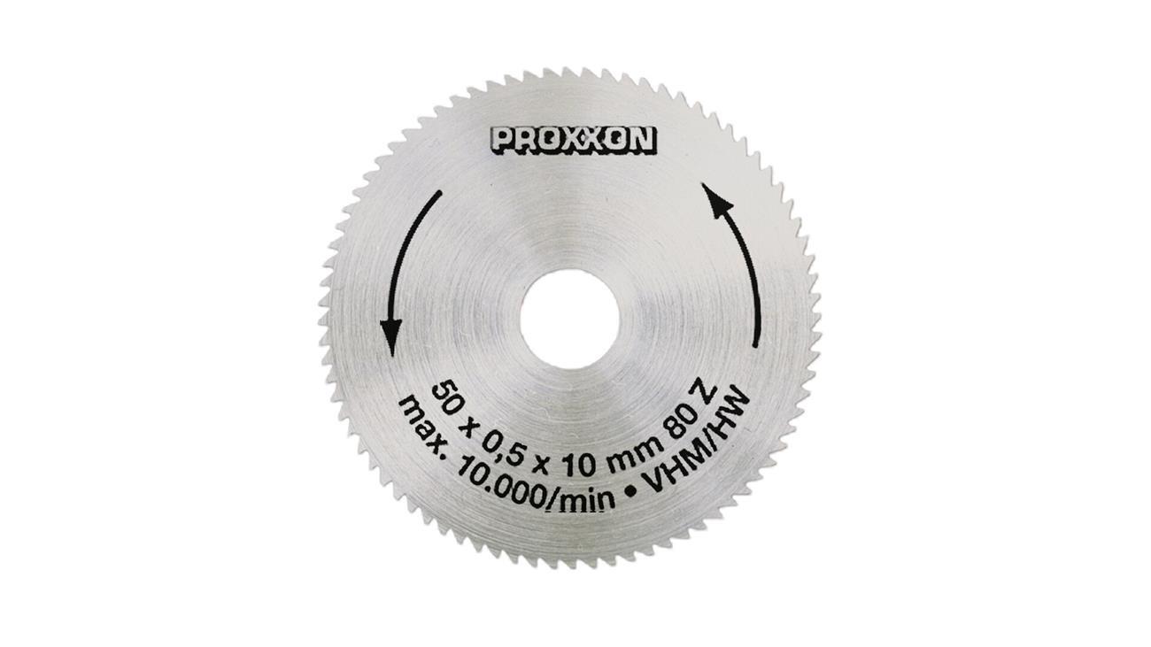 Proxxon 4528011  Kreissägeblatt, Hartmetall (Vollmaterial), 50 mm (80 Zähne)