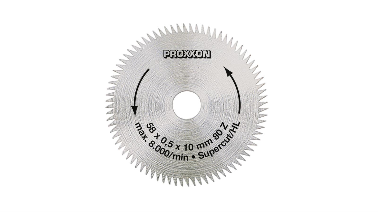 Proxxon 4528014  Kreissägeblatt "Super-Cut", 58 mm (80 Zähne)