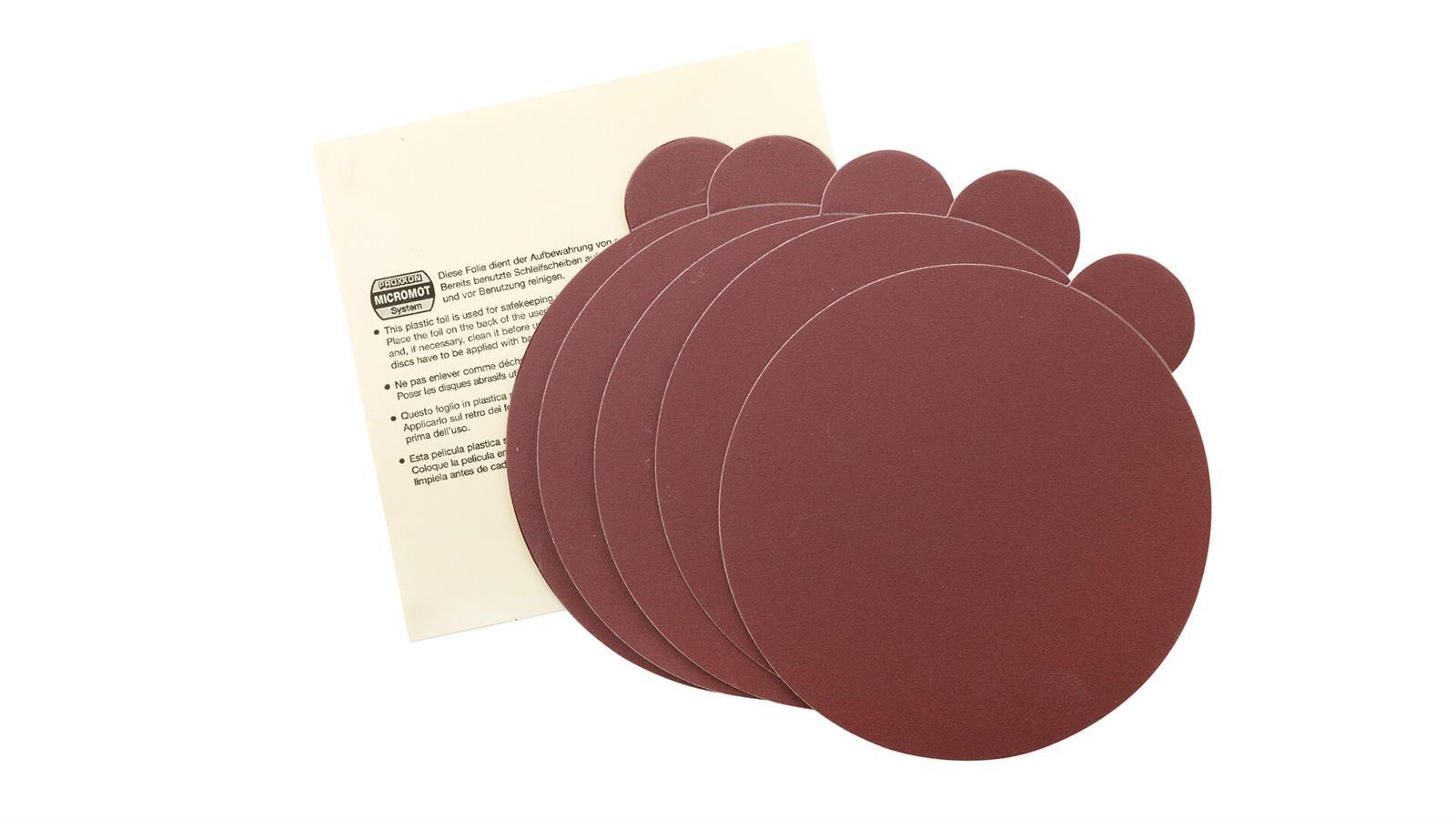 Proxxon 4528164  EK-Schleifscheiben für TG 125/E, Korn 240, 5 Stück + 1 Aufbewahrungsscheibe