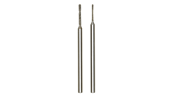 Proxxon 4528255  Diamant-Spiralbohrer, je ein Stück 0,8 und 1,2 mm