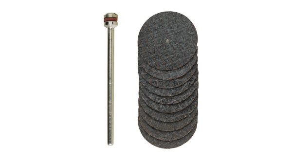 Proxxon 4528808  Trennscheiben mit Gewebe, Ø 22 mm, 10 Stück + 1 Träger