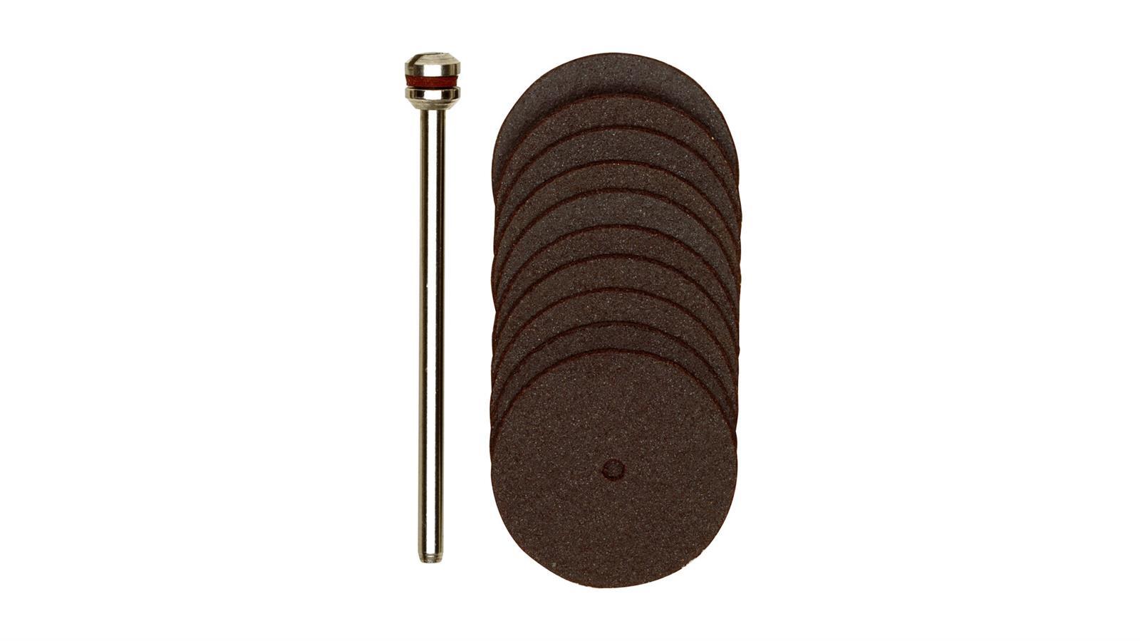 Proxxon 4528810  Trennscheiben, Ø 22 mm, 10 Stück + 1 Träger