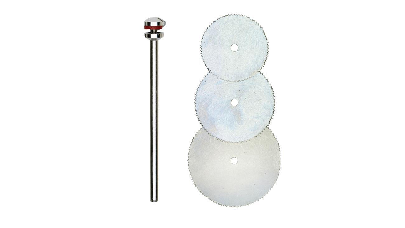 Proxxon 4528830  Trennsägeblätter, je 1 Stück 16, 19, 22 mm + 1 Träger