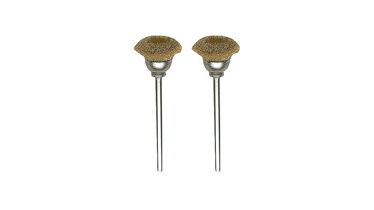 Proxxon 4528963  Topfbürsten, Messing, Ø 13 mm, 2 Stück