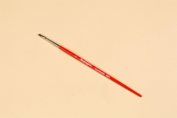 Auhagen 78231 Modellbaupinsel Synthetik Gussow flach Gr. 0