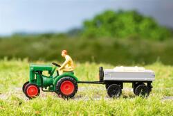 Auhagen 44659 N Deutz-Schlepper F1M414 mit Anhänger