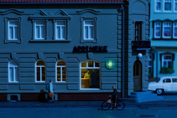 Auhagen 58109 TT LED-Beleuchtung Apothekenkreuz