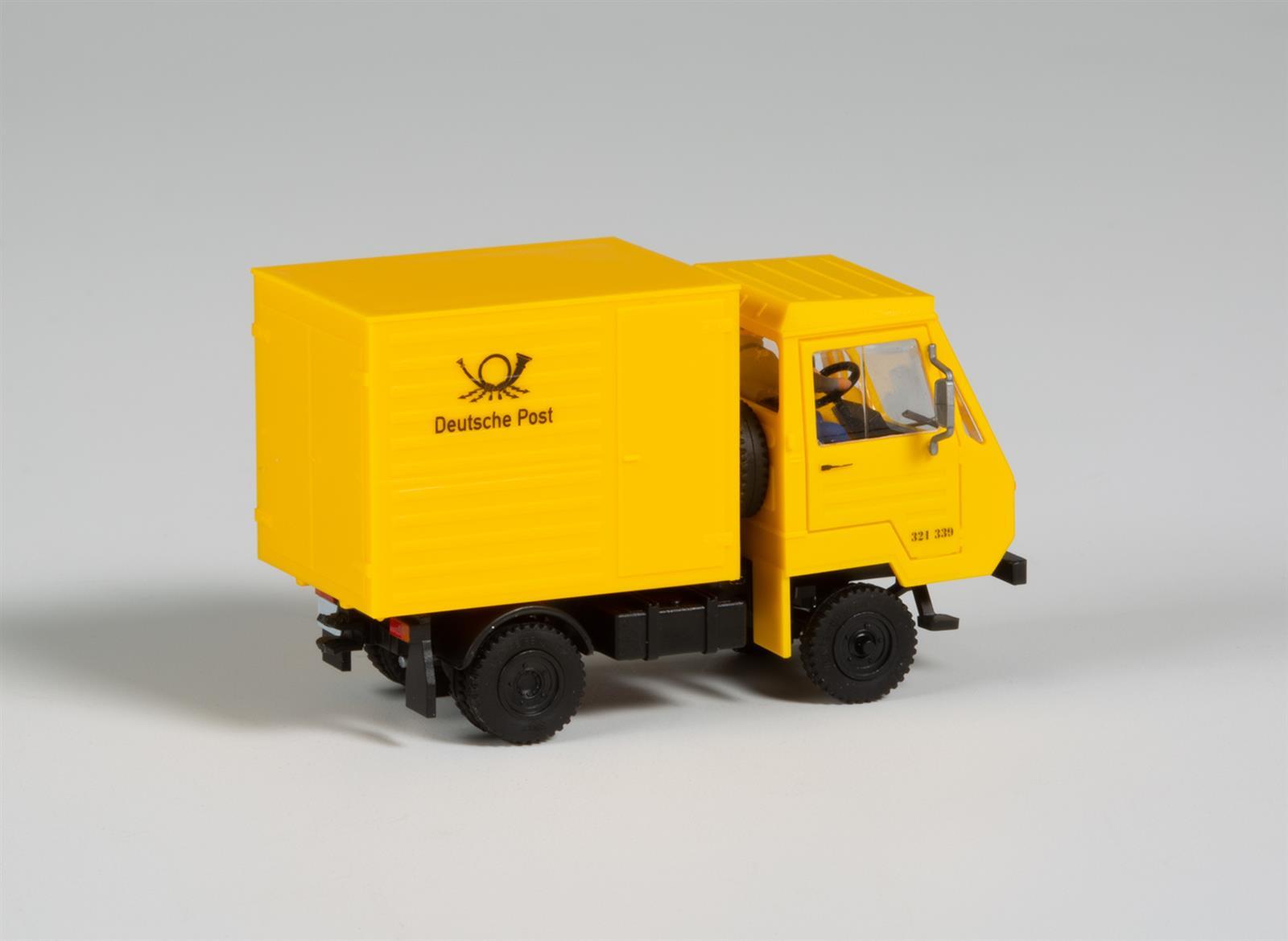 Auhagen 66048 H0 MC Multicar M25 Kofferaufbau Post