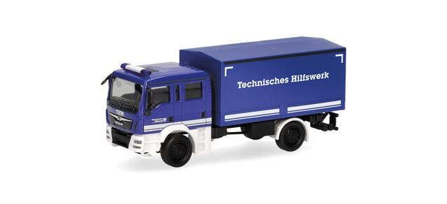 Herpa 098533 MAN TGM MzKW (Mehrzweckkraftwagen) "THW"