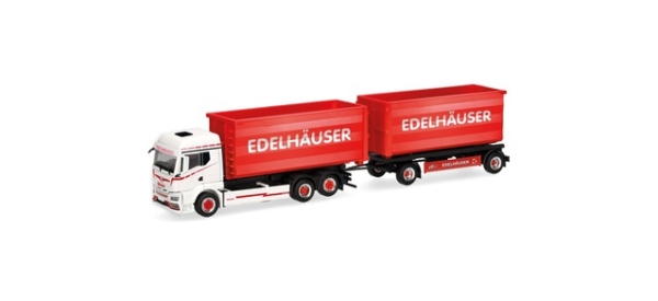 Herpa 319317  MAN TGS TM Abrollmulden-Hängerzug "Edelhäuser"