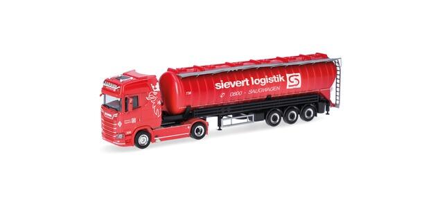 Herpa 319409 Scania CS 20 HD Saugsilo-Sattelzug "Sievert Logistik"