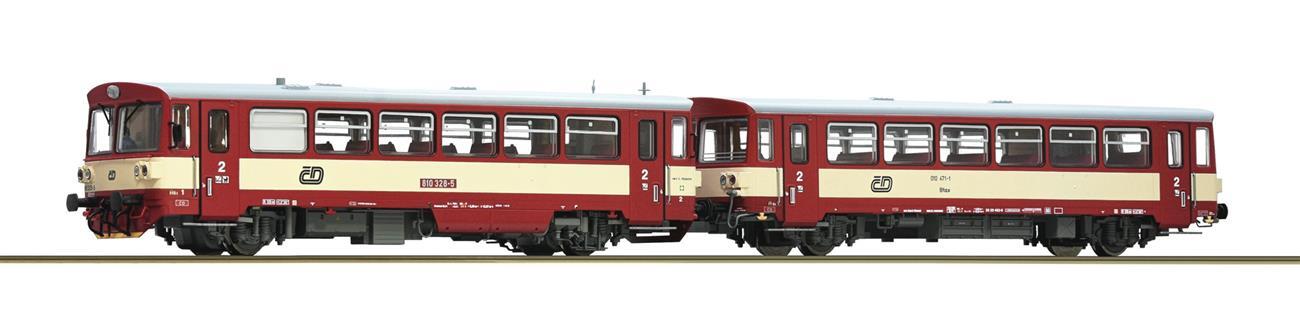 Roco 7700022 Dieseltriebwagen 810 328-5 mit Beiwagen CD