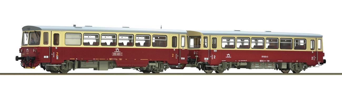 Roco 7700023 Dieseltriebwagen 810 491-1 mit Beiwagen ZSSK