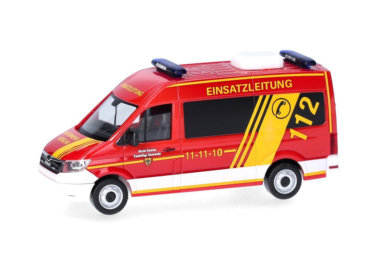 Herpa 098045 1:87 MAN TGE Bus Hochdach "Feuerwehr Goslar / Einsatzleitung" (Niedersachsen/Goslar)