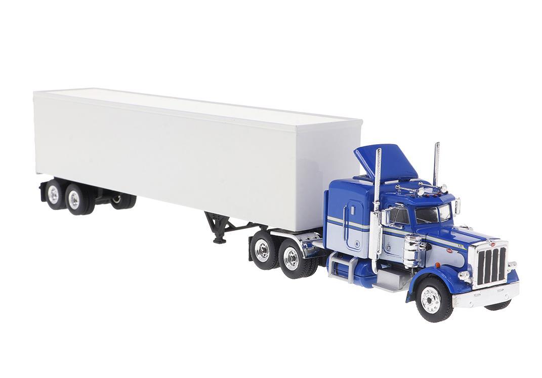 Brekina 85716 H0 Peterbilt 359 Sattelzugmaschine blau/weiß