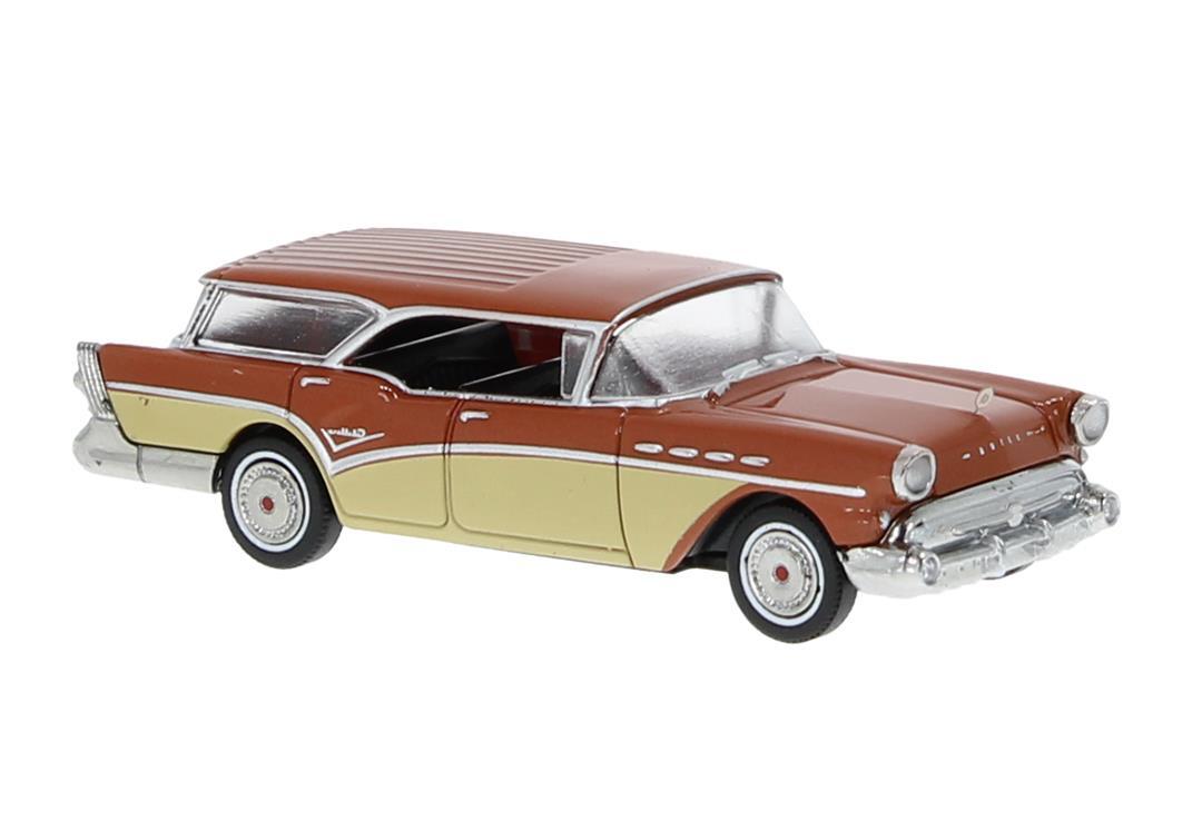 Brekina 18179 H0 Buick Century Caballero, beige/orange