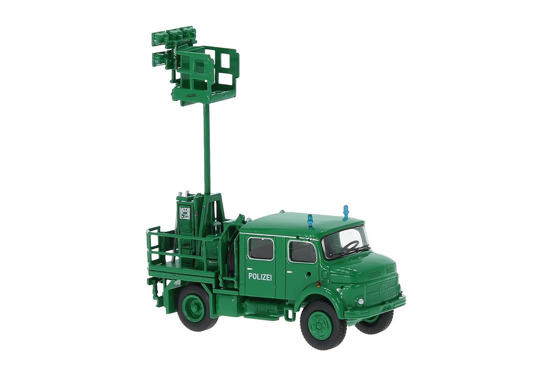 Brekina 47190 H0 MB LA 911 Lichtmastwagen der Polizei