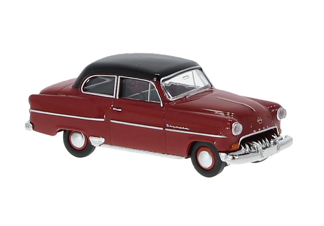 Brekina 20242 H0 Opel Olympia ´53 Limousine rot/schwarz