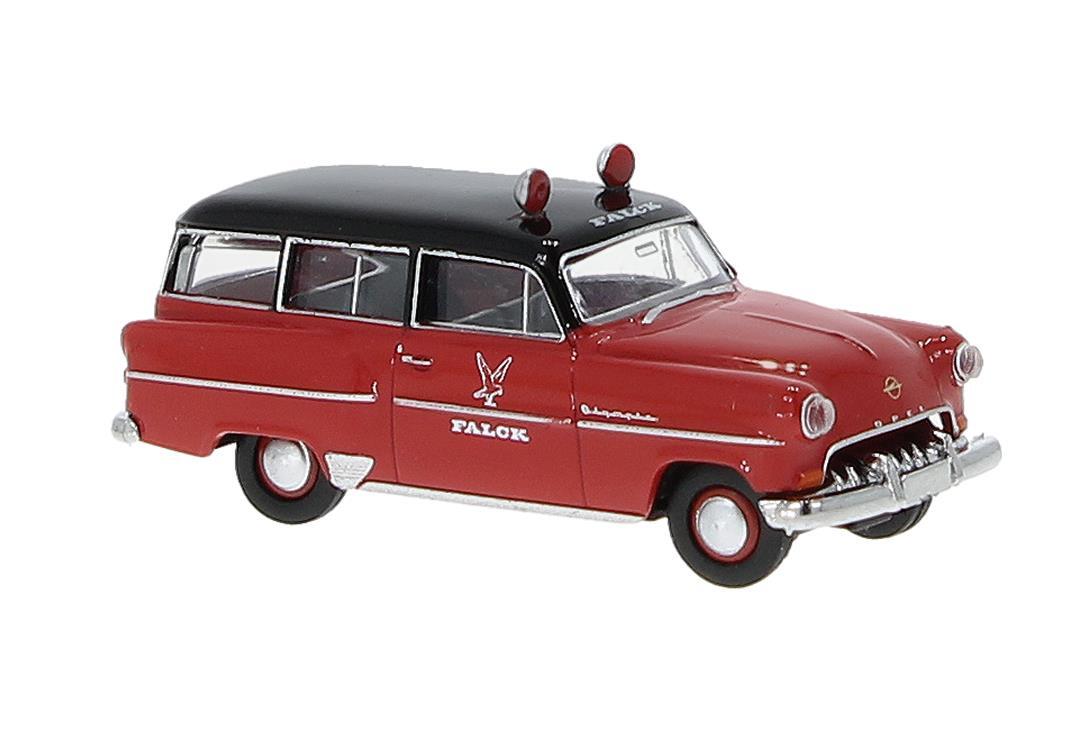 Brekina 20244 H0 Opel Olympia ´53 CarAVan "Falck"