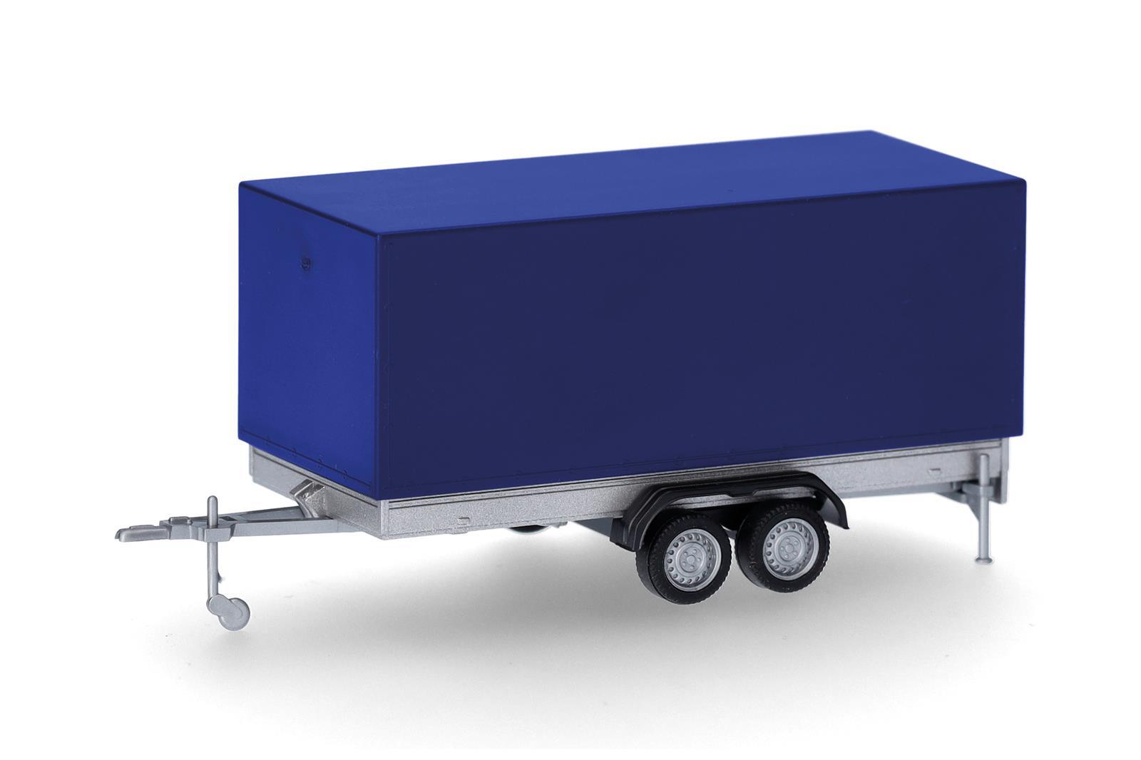 Herpa 052627-004  PKW-Planenanhänger 2a, blau