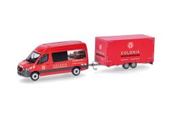 Herpa 098618  MB Sprinter 18 Halbbus m. Häng
