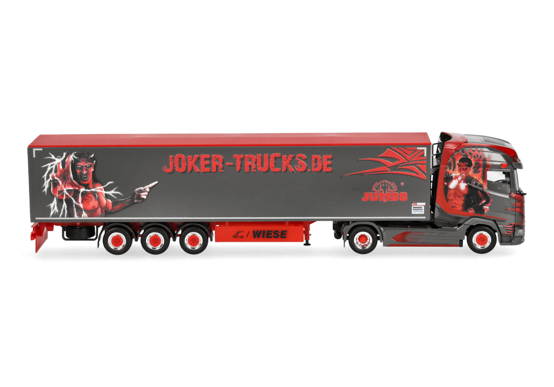 Herpa 319546 DAF XG+ Schubboden-Sattelzug "Joker Trucks / Tamara" 1:87