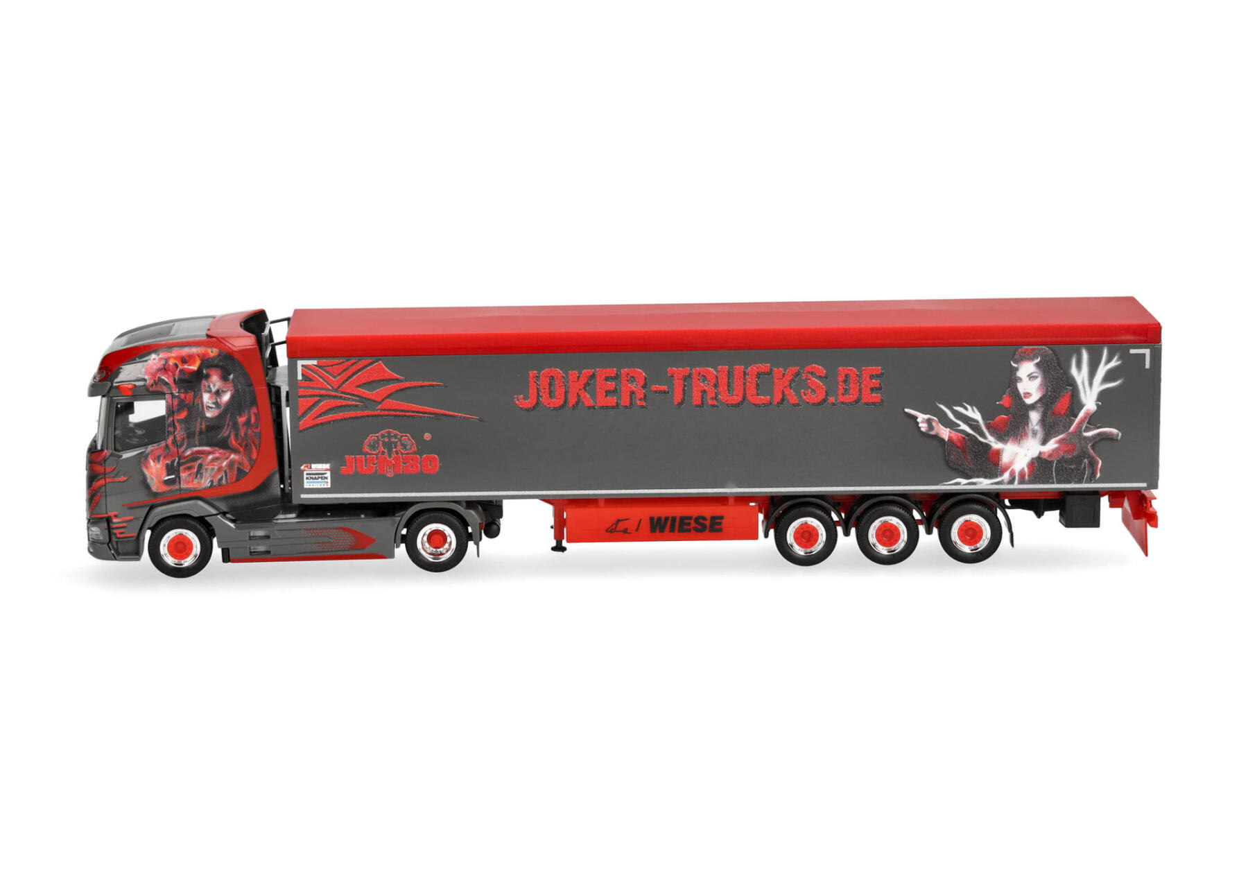 Herpa 319546 DAF XG+ Schubboden-Sattelzug "Joker Trucks / Tamara" 1:87