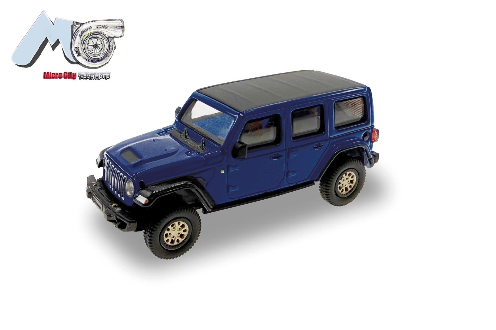 Herpa 87MC000013  Jeep Wrangler, blau (ab 2017)