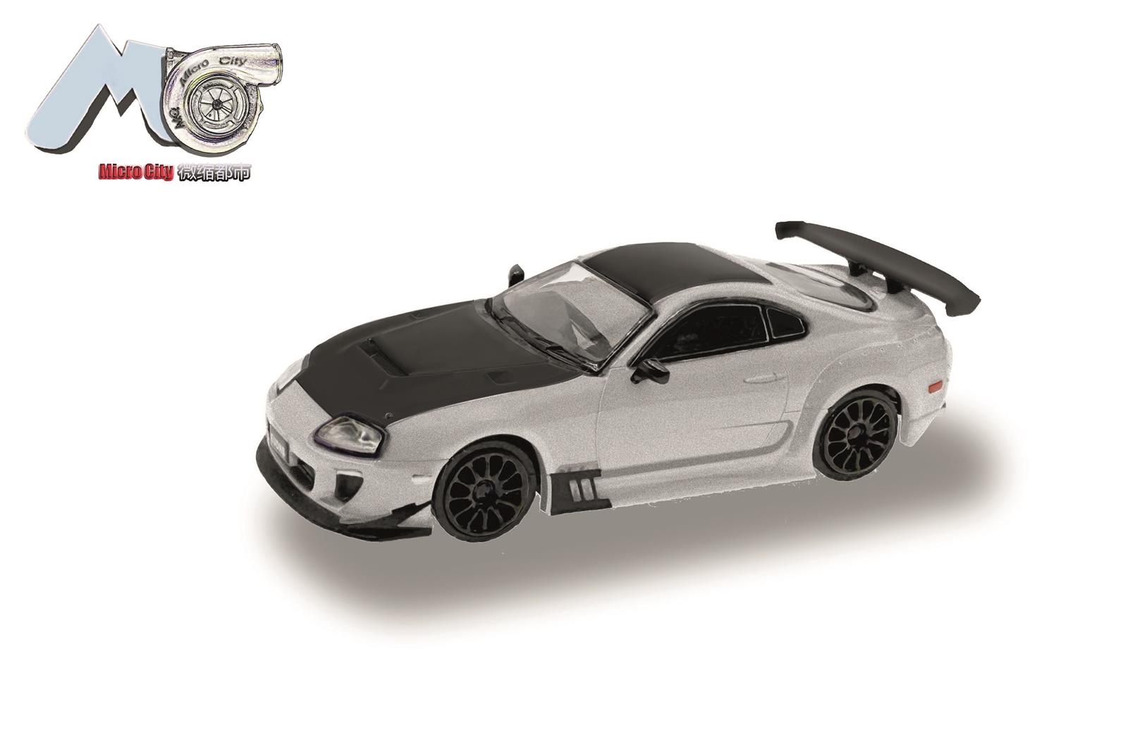 Herpa 87MC000017  Toyota Supra, silber 1993-2002