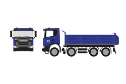 Herpa 960021  Scania XT17 Meiller Kipper 4a