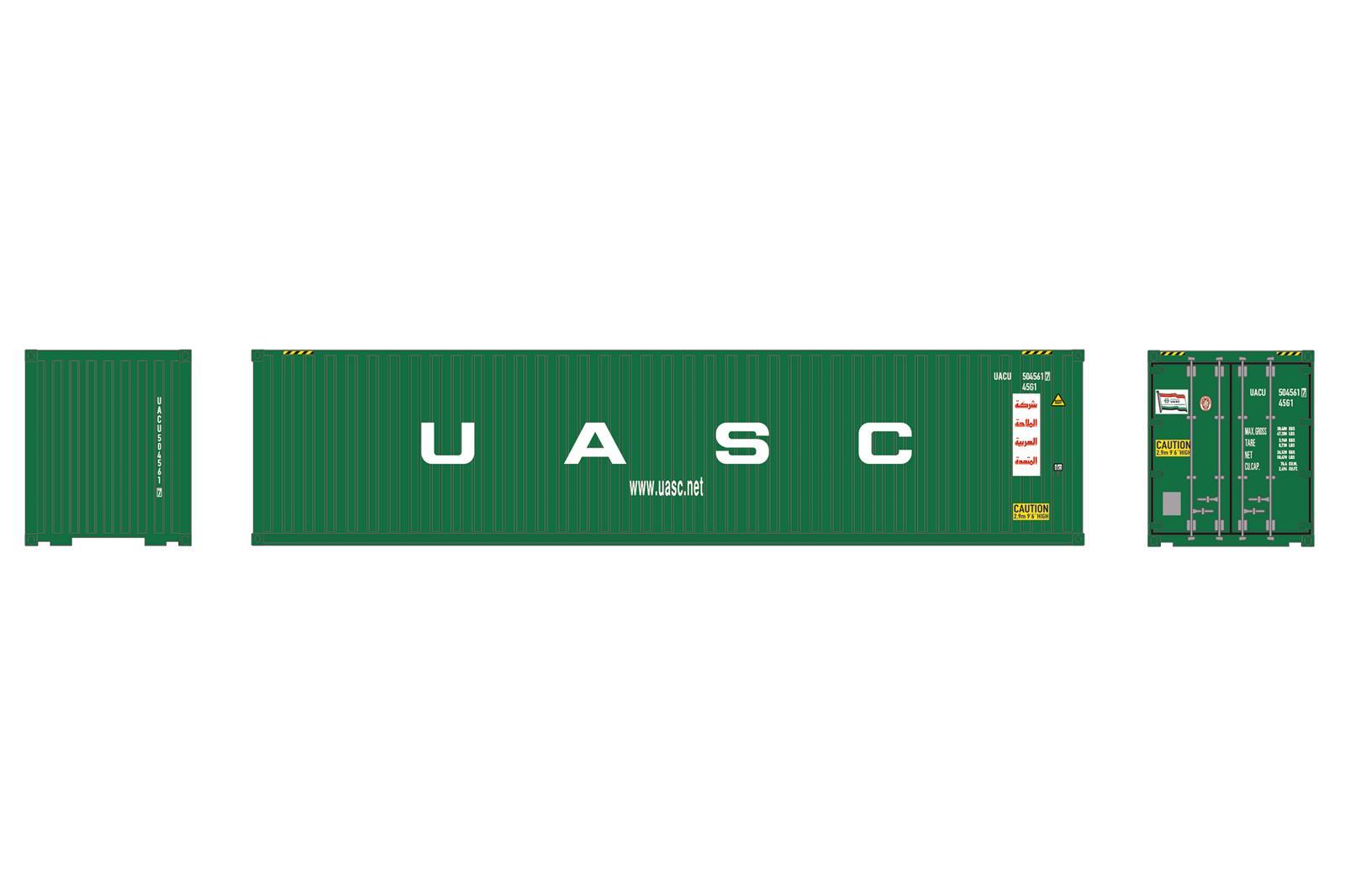 Herpa 960236  40ft HC Container UASC