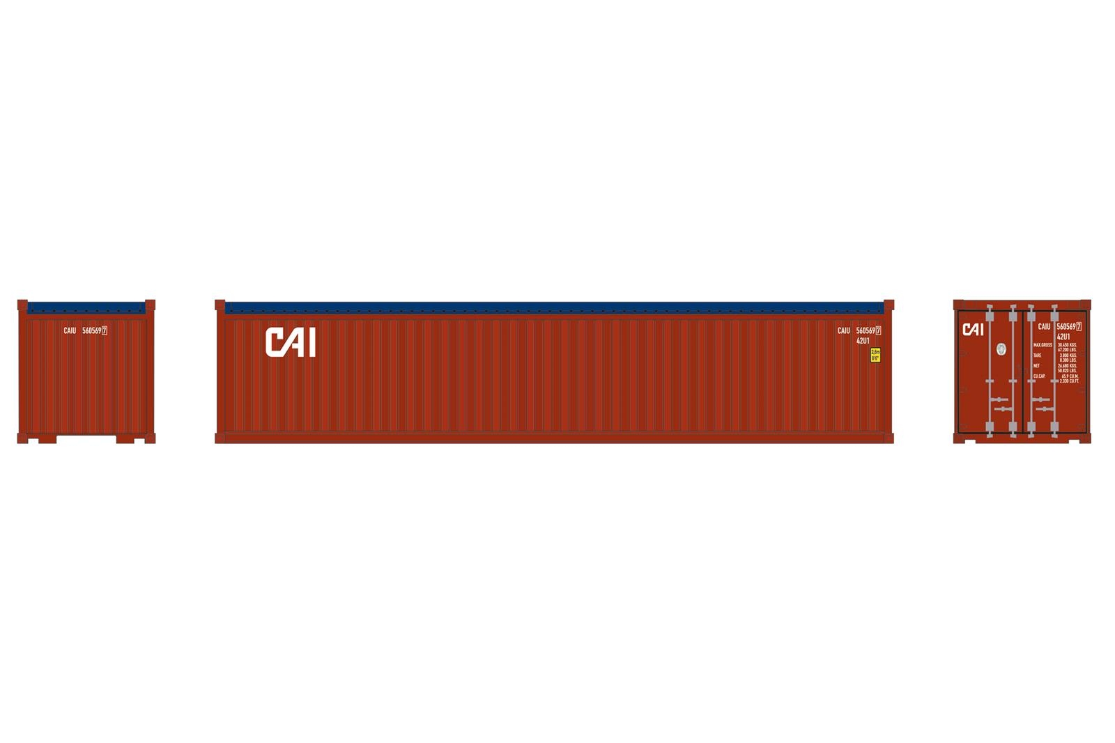 Herpa 960274  40ft OT Container CAI