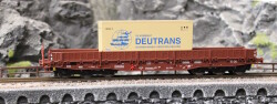 Brawa 50876-2 Güterwagen Samm DR - Ladegut Holzkiste...