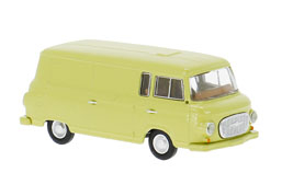 Brekina 30123 H0 Barkas B1000 Kasten in grünbeige