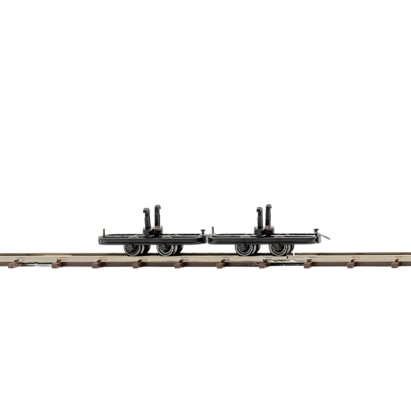 Busch 12226 H0f Zwei 2-achsige Rungenwagen