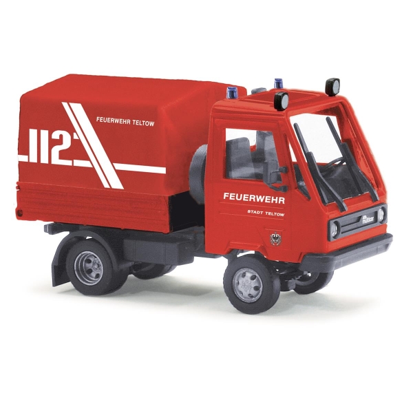 Busch 42251 H0 Multicar M26 mit Plane, Feuerwehr Teltow