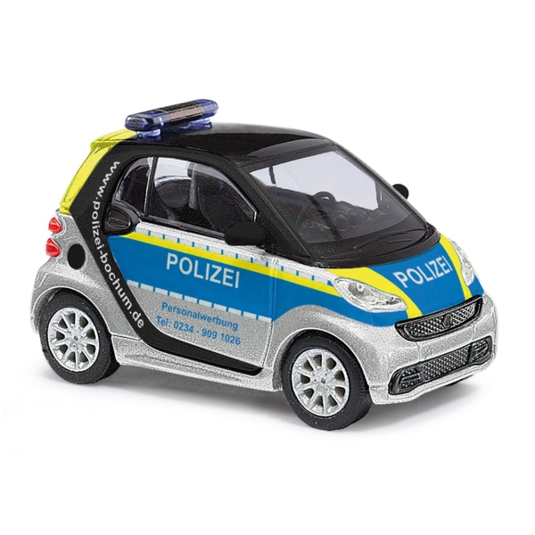 Busch 46183 H0 Smart Fortwo Coupe 12, Polizei Bochum