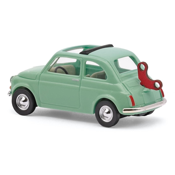 Busch 48736 H0 Fiat 500 mit Aufziehschlüssel