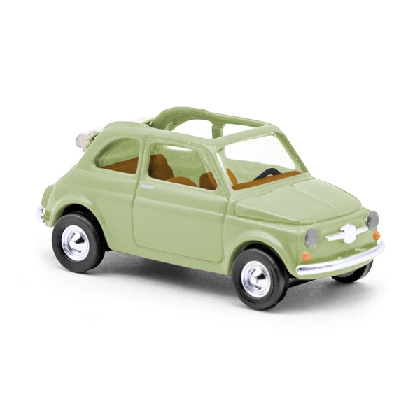 Busch 48781 H0 Fiat 500 Cabriolimo. Trasformabile, Grün