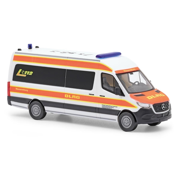 Busch 52633 H0 MB Sprinter langer Radstand DLRG Wittmund