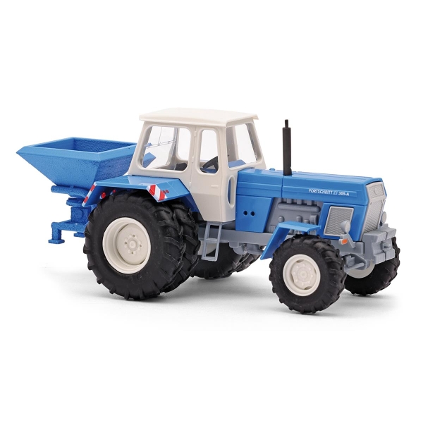 Busch 54205 H0 Traktor Fortschritt ZT 305 A Bergtraktor mit Düngemittelstreuer Bj. 1967