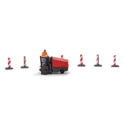 Busch 79875 H0 Action Set: Asphaltfräse