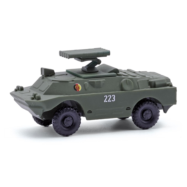 Busch 210104004 H0 Spähpanzerwagen SPW40P2, mit Raketenaufbau