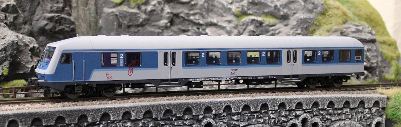 ESU 36070 Steuerwagen 2.Klasse Bauart Bnrz 451.4 GfF